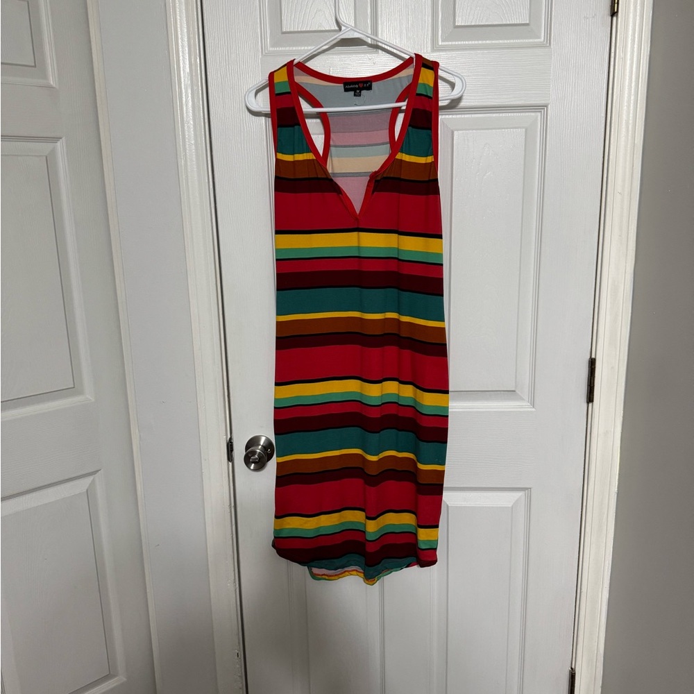 Absolutely It! Multicolor Striped Dress